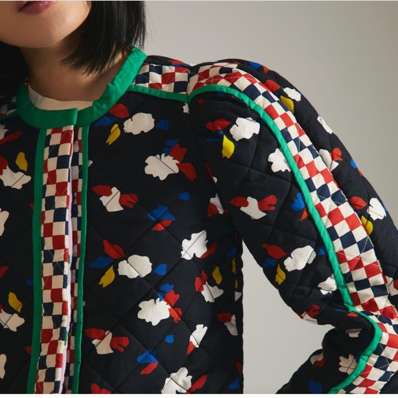 Anthropologie Clare V. Vivier Lilou Reversible Quilted Jacket Small - Picture 5 of 12